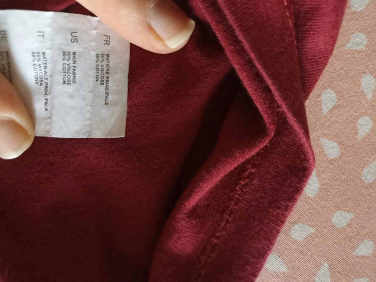 Vestido de verão bordô – Detalhes entrelaçados – Jennyfer (PP) – photo 6